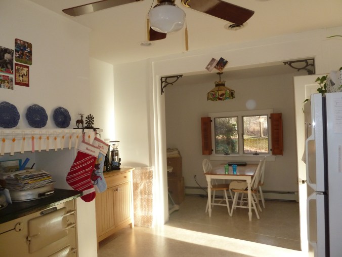 Last year -- see the candles hanging from the mantle?