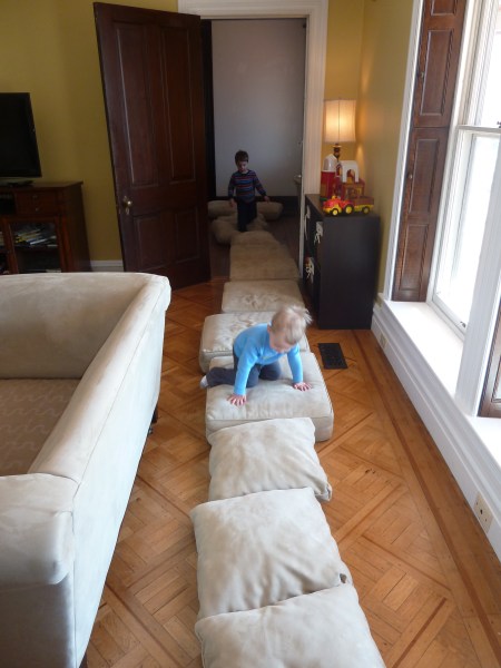 They made their own... um... I'm not exactly sure what this is. A path, maybe?