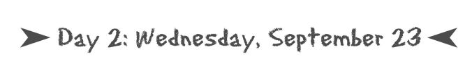 Day 2 Sept 23