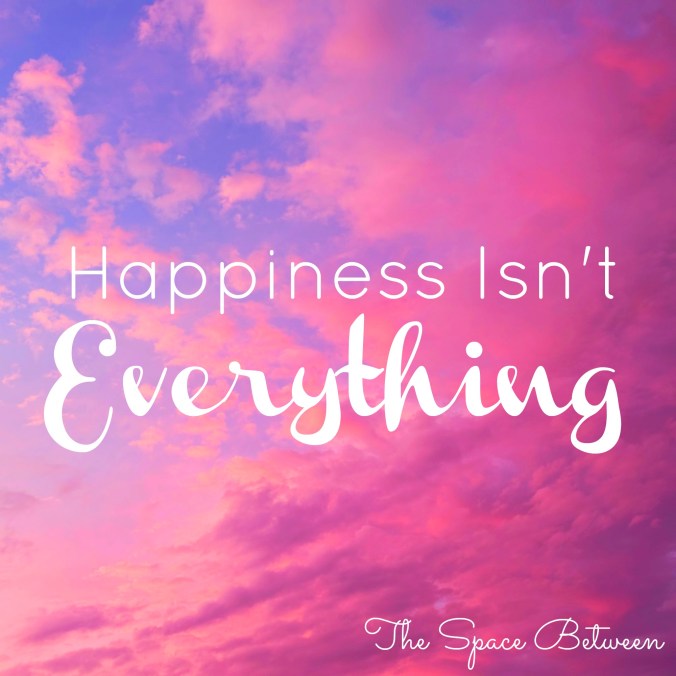 The Space Between - Happiness Isnt Everything